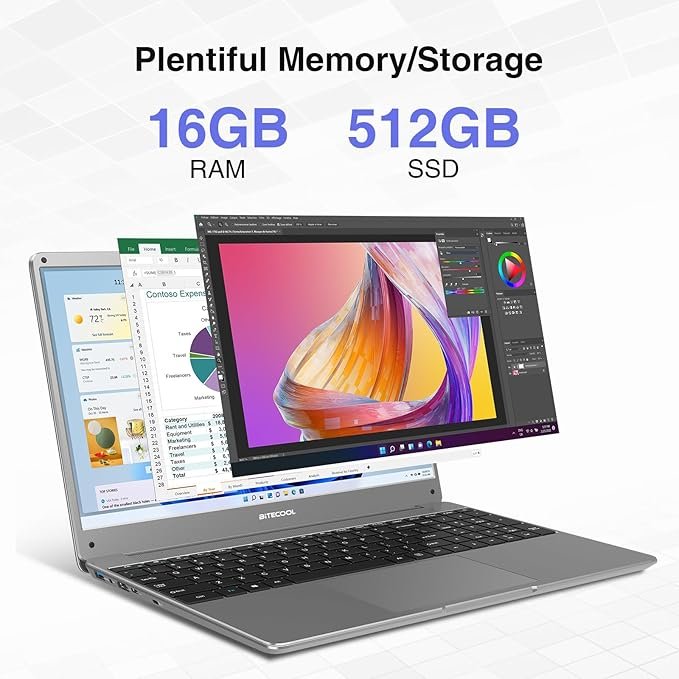 15.6" Windows 11 Laptop, Intel Core i3-5005U